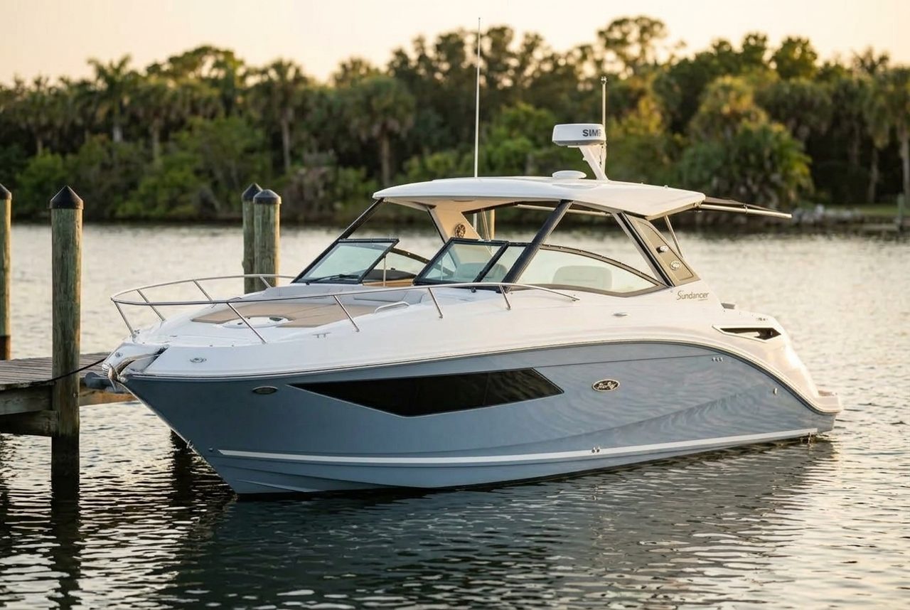 2018 Sea Ray Sundancer 320 cruiser boat for sale in Palm City, FL