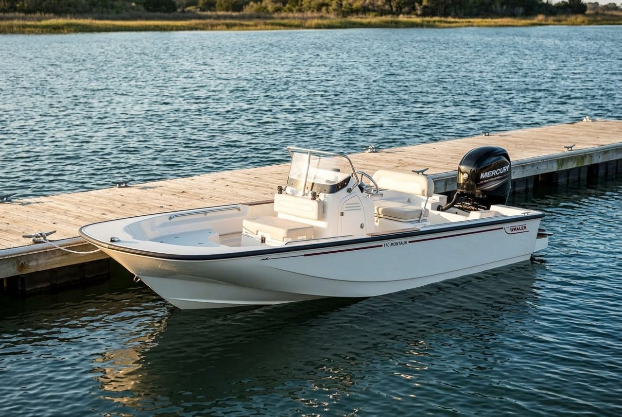 2015 Boston Whaler 170 Montauk center console boat for sale in Wilmington, NC