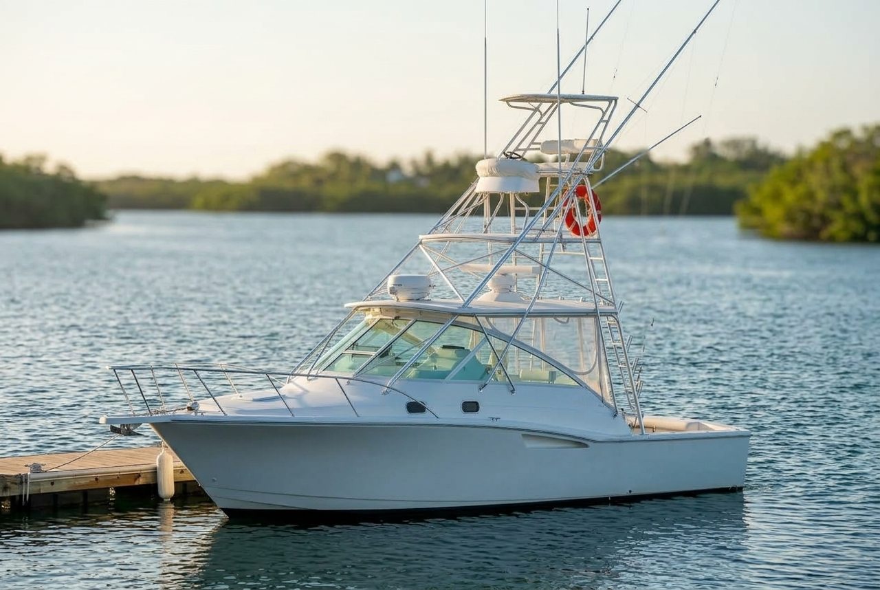 2002 Cabo 35 Express saltwater fishing boat for sale in Hobe Sound, FL