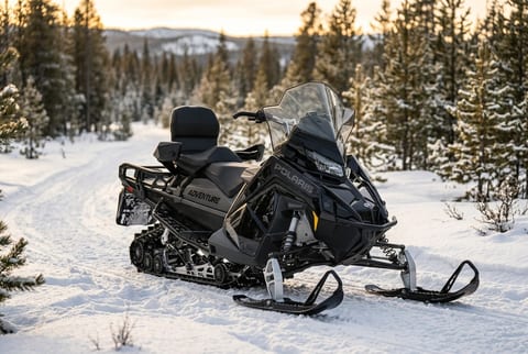 Polaris Voyageur Adventure snowmobile