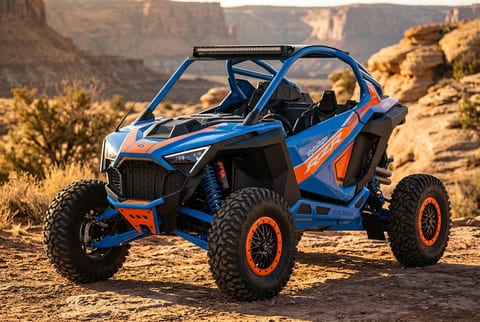 Polaris RZR Pro R Troy Lee Designs Edition side-by-side