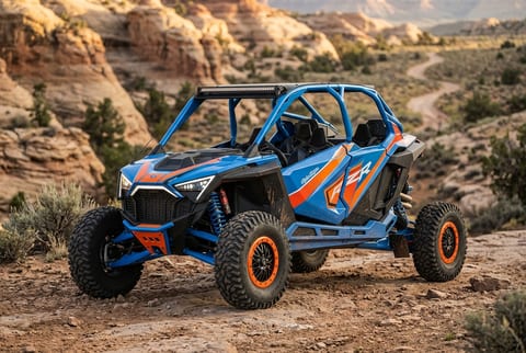 Polaris RZR Pro R 4 Troy Lee Designs Edition side-by-side