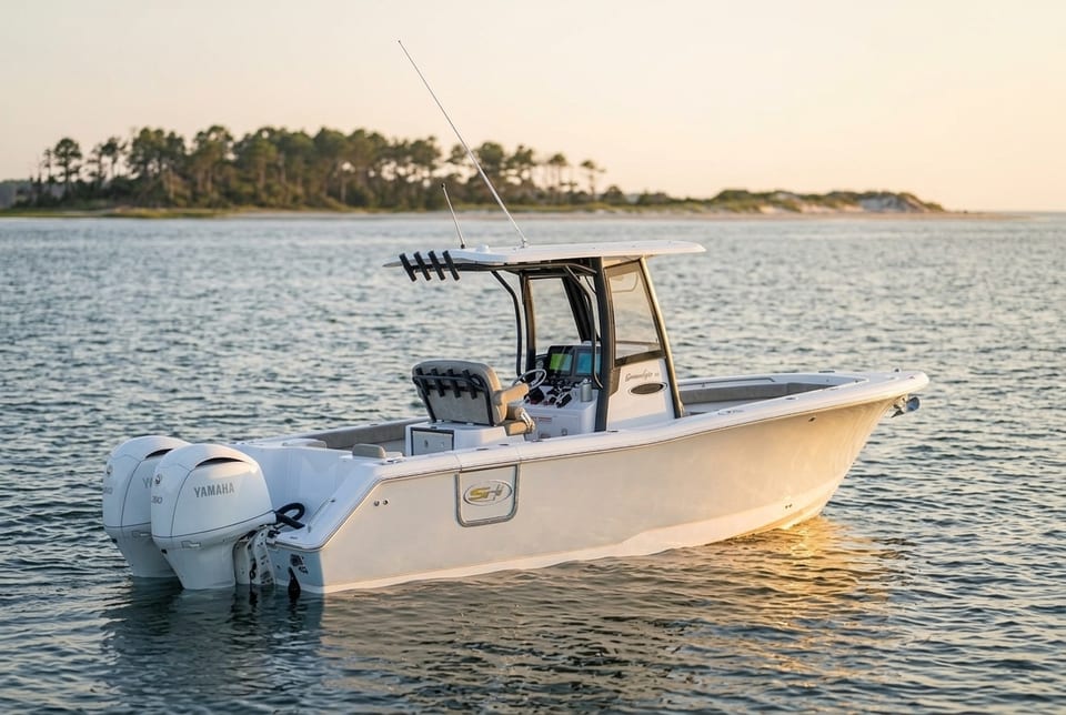 Sea Hunt Gamefish 25 center console boat